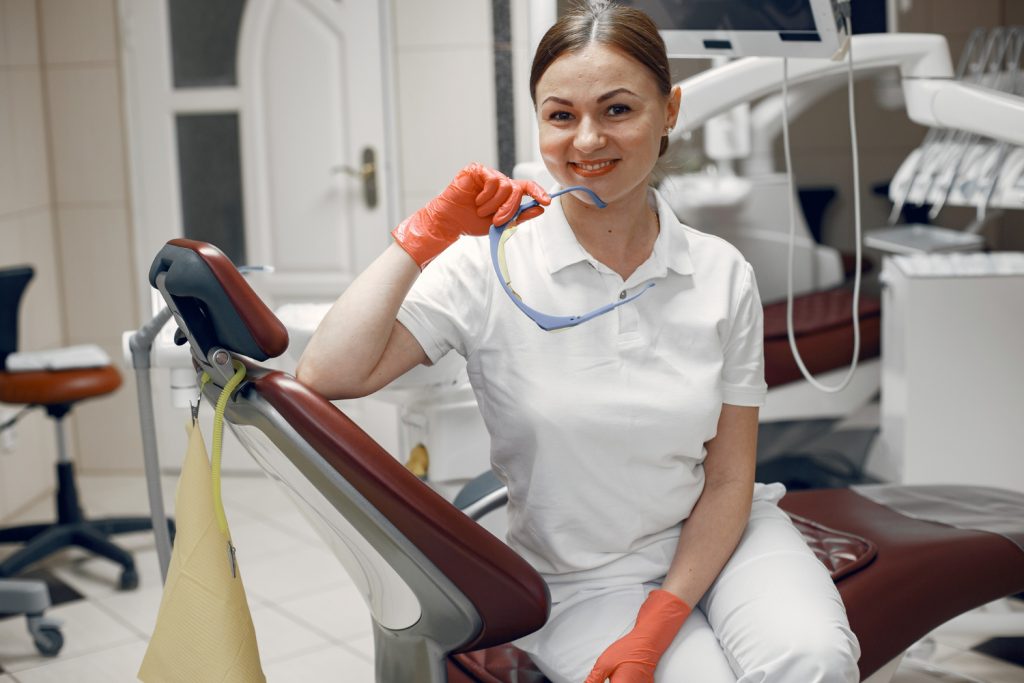 Maintaining hygiene for dentists uniform cleaning