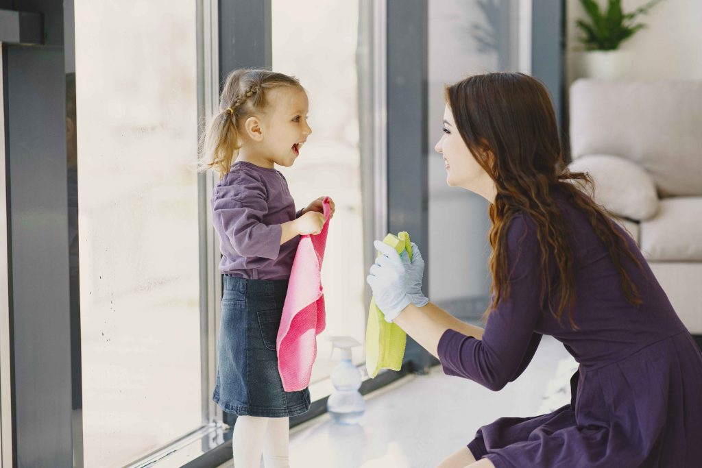 Gifting moms professional cleaning service would be great for the safety of their newborn baby from germs and bacteria.