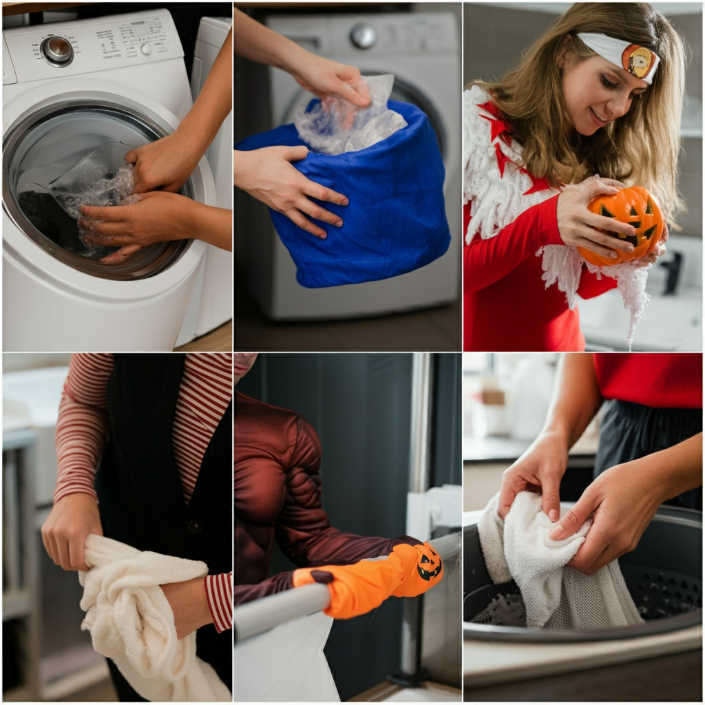 That’s how to wash Halloween costumes using appropriate washing machine settings for different costume materials.