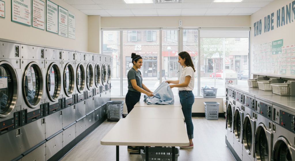24-hour laundromat in Brooklyn