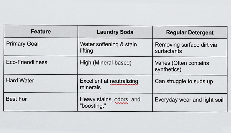 laundry soda vs detergent