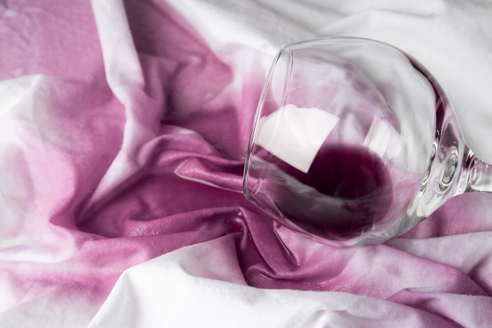 Remove Wine Stains From Different Surfaces