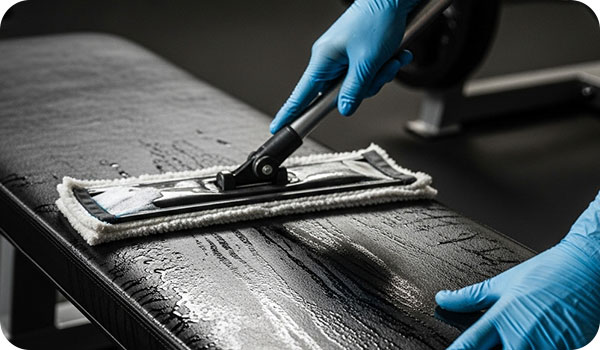 Sweat and Surface Cleaning for Benches