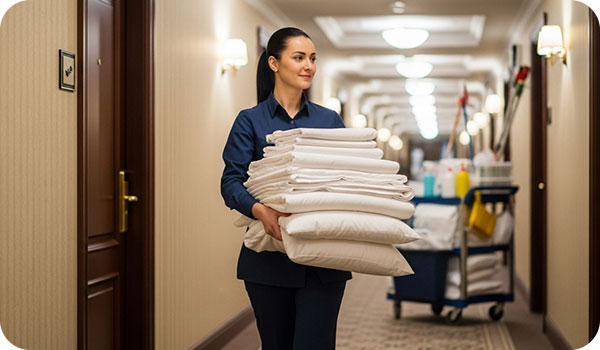 Pick Up From Lobby to Laundry